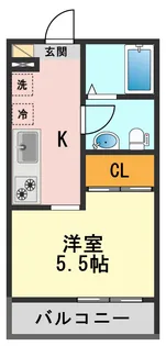 東京都江戸川区南小岩5【アパート】の間取り