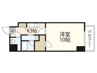 第23やたがいビル【10階】の間取り