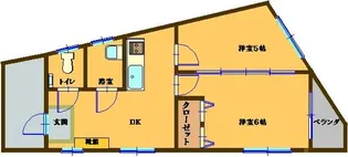 コガチビル【3階】の間取り