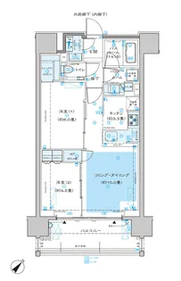 ディームス渋谷本町【10階】の間取り