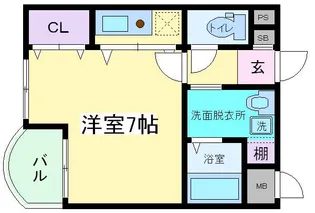 グランクレールK【4階】の間取り
