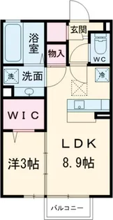 グランツ A【1階】の間取り