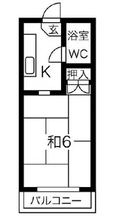 コーポつなぎ【2階】の間取り
