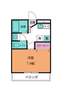 ウェールK【3階】の間取り