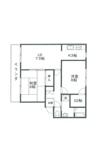 レジデンスウィンディア【1階】の間取り