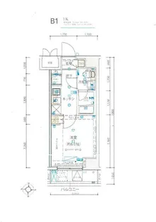 ライジングプレイス綾瀬三番館【5階】の間取り