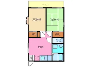 エスペランサ B【1階】の間取り
