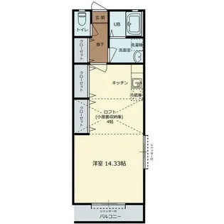 エトワール別所【2階】の間取り