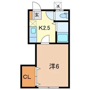 グリーンパレス【2階】の間取り