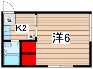 プリモ日吉【1階】の間取り