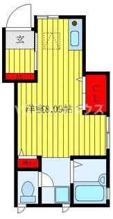 アールプラス田端【1階】の間取り
