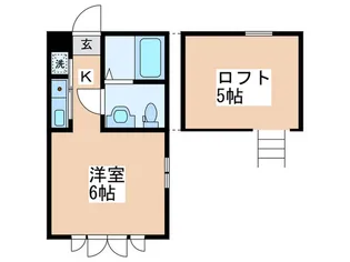 La Fontaine Roi【1階】の間取り