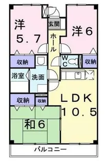 ライブ・セトウルK【2階】の間取り