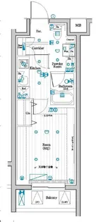 メイクスデザイン学習院下【2階】の間取り