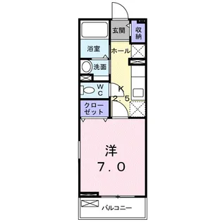 神奈川県小田原市飯田岡【アパート】の間取り