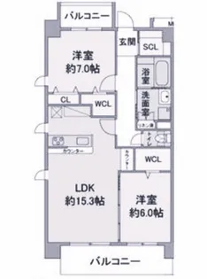 クレスト本郷【2階】の間取り
