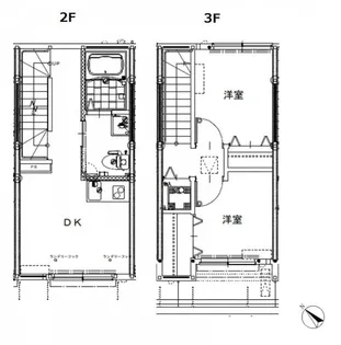ソルナクレイシア平和台【2階】の間取り