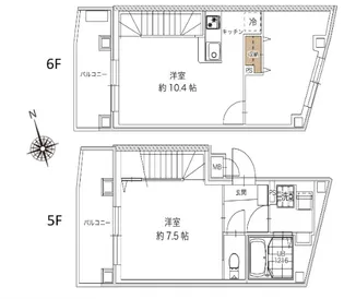 レピュア西尾久レジデンスの間取り