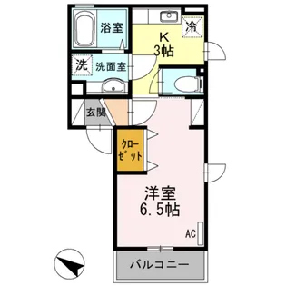 カハナコート【2階】の間取り