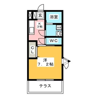 モナリエ マットーネ【1階】の間取り