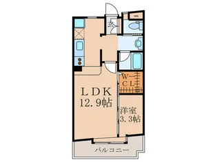 サンヒルズ若久【3階】の間取り
