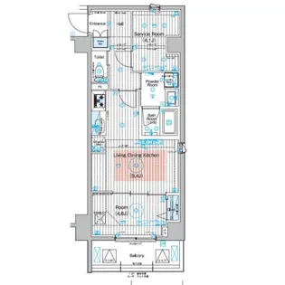 東京都大田区大森西7【マンション】の間取り
