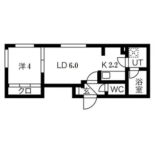 プレシャスミソノ【2階】の間取り