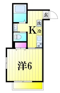 ガーデンヒルズ松戸【1階】の間取り