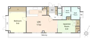 西新宿エスワイヒルズ【4階】の間取り