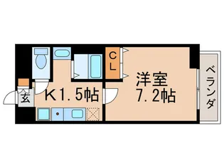 WELLコ-ト山手【5階】の間取り