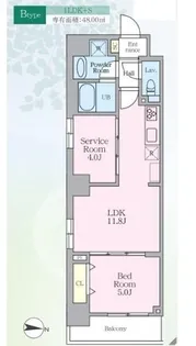 ロレーヌ東陽【2階】の間取り