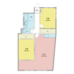 愛知県名古屋市名東区社が丘4【マンション】の間取り