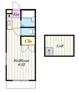 セントラルヒルズII【2階】の間取り