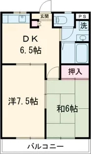 グランテふざん【2階】の間取り