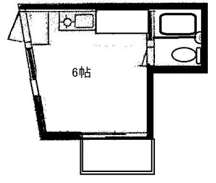 メゾンドール用賀B棟【2階】の間取り