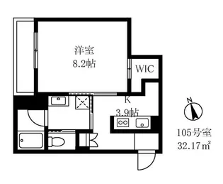 CITA CASA BIANKA VI【1階】の間取り