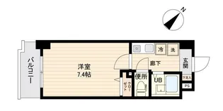 千葉県市川市末広1【マンション】の間取り
