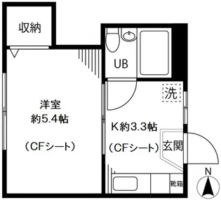 新井ハイツ【1階】の間取り