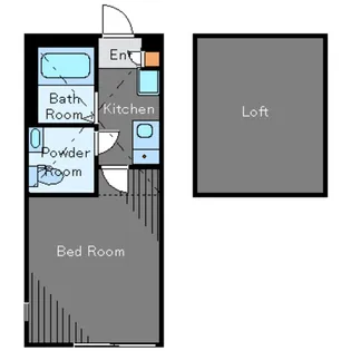 ロイド二子新地【2階】の間取り