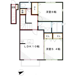 やまふく・吉祥寺【2階】の間取り