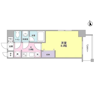 lulu kalama【5階】の間取り