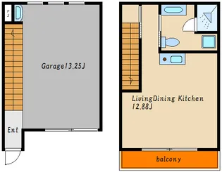 (仮称)G-HOUSE TiKの間取り