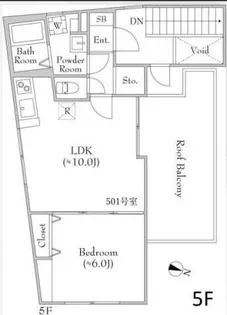 Fons Lucis Izumi【5階】の間取り