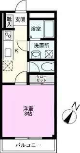 ドエルせんげん台【2階】の間取り