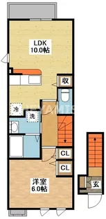 エミネントFuji A棟【2階】の間取り