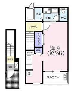 HIKARISU III【2階】の間取り