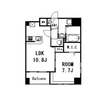 パスクラッセ本郷春木町【9階】の間取り