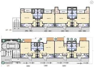 StanzaFerice【3階】の間取り