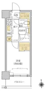 グレーシアフィット横浜【8階】の間取り