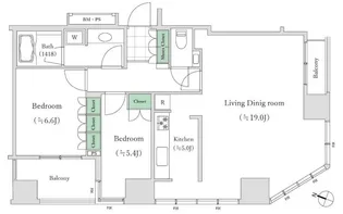 シティタワー新宿新都心【28階】の間取り